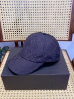 Chanel 24P Contrast Piping Jacquard CC Baseball Cap Black - Master Quality 1:1