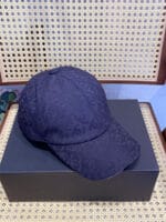 Chanel 24P Contrast Piping Jacquard CC Baseball Cap Black - Master Quality 1:1 - Image 2