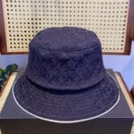 Chanel 24P Jacquard CC Logo Bucket Hat (Tartan Lining) Black - Master Quality 1:1
