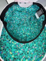 Chanel Pearl CC Baseball Cap (Turquoise Safety Pin Lining) Black - Master Quality 1:1 - Image 4