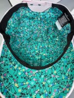 Chanel Pearl CC Baseball Cap (Turquoise Safety Pin Lining) Light Pink - Master Quality 1:1 - Image 5