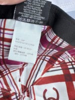 Chanel Pearl CC Baseball Cap (Bordeaux Tartan Lining) Black - Master Quality 1:1 - Image 6