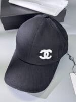 Chanel Pearl CC Baseball Cap (Classic Black Lining) Black - Master Quality 1:1