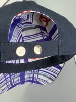 Chanel Pearl CC Baseball Cap (Navy Tartan Lining) Black - Master Quality 1:1 - Image 3
