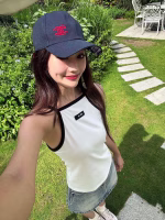Chanel Pearl CC Baseball Cap (Navy Tartan Lining) Black - Master Quality 1:1 - Image 6